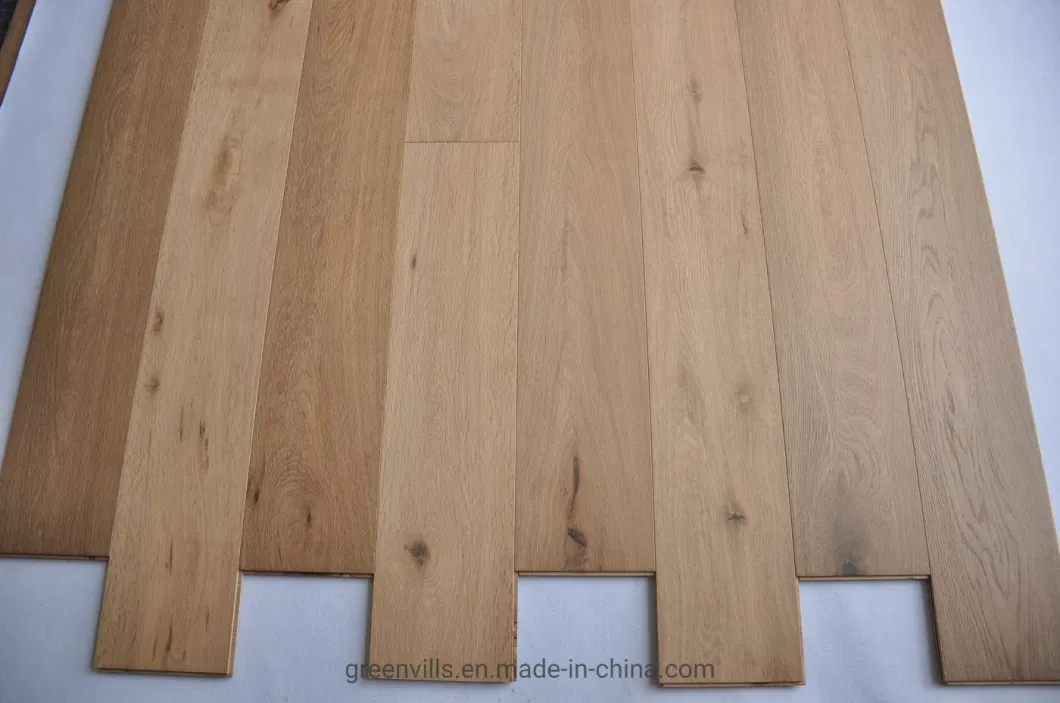 High Quality Original Wood Hot Sale Engineered Oak Dotan Grey with Plywood Core Parquet Flooring