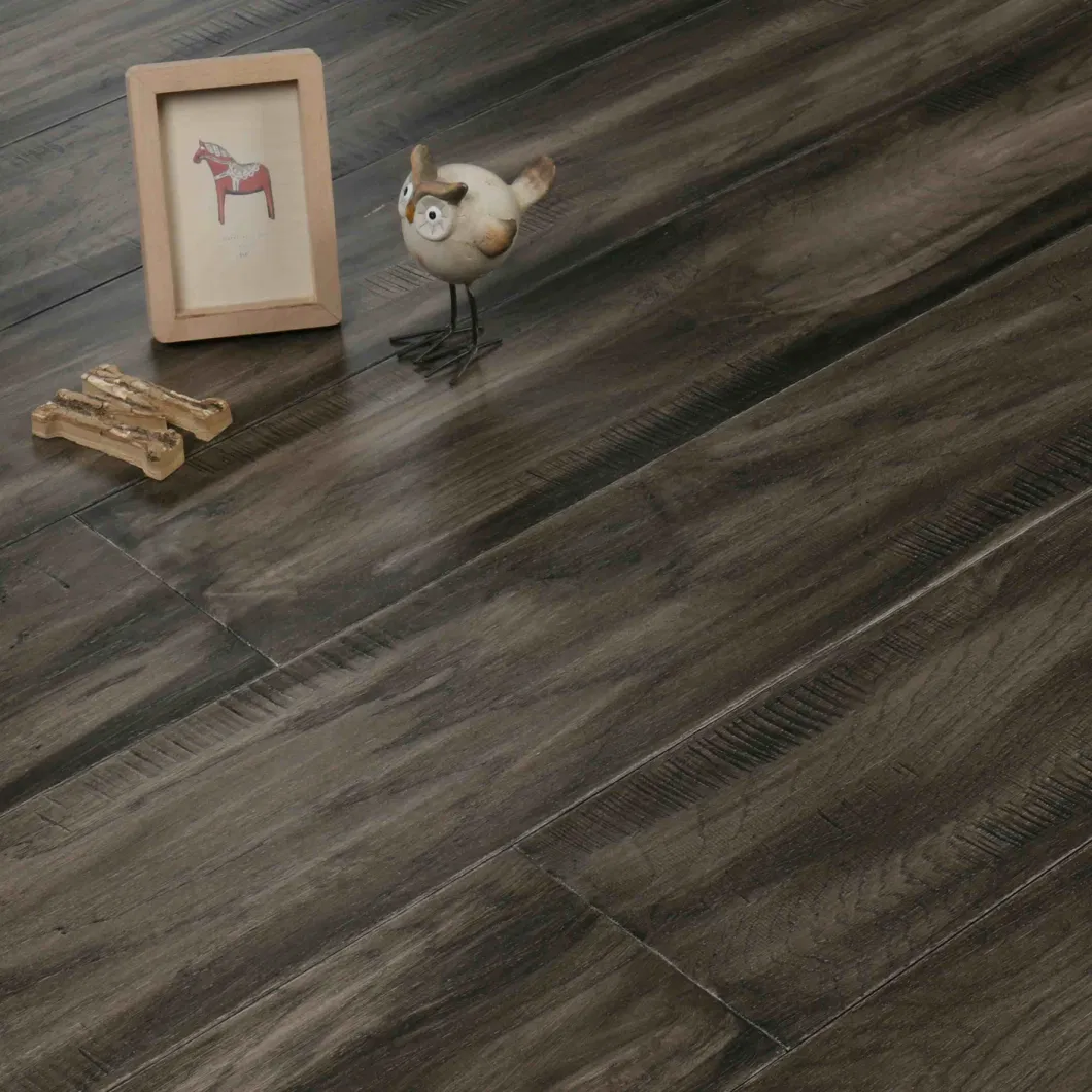 6 Colors Glazed Finish Hickory Timber Engineered Hardwood Flooring