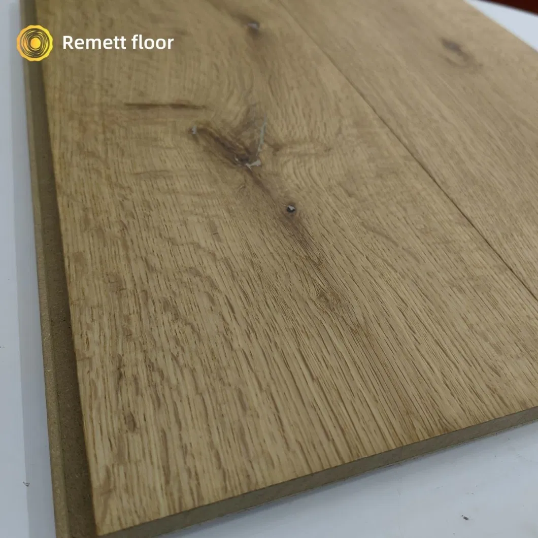 10mm Thickness Natural Oak Wood Flooring Smooth European White Oak Engineered Flooring China Manufacture